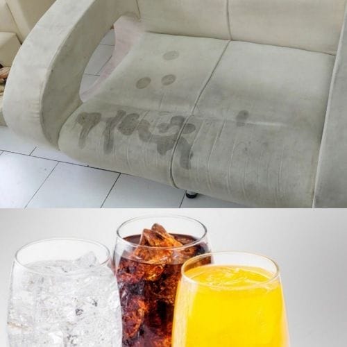 طرز تمیز کردن لکه نوشابه از روی مبل در منزل طرز تمیز کردن لکه نوشابه از روی مبل در منزل