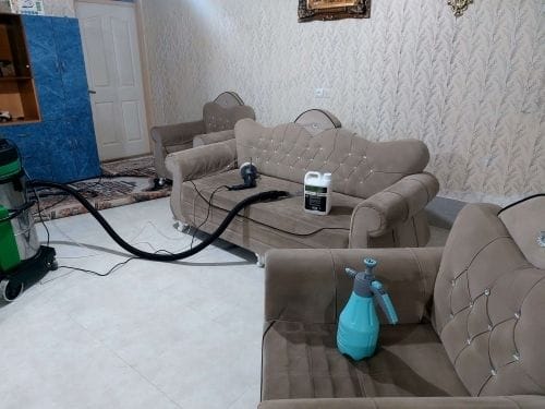 نمونه کار مبل شویی در تبریز محله یاغچیان کوی شمس آباد مبلمان 8 نفره راحتی کرمی نمونه کار مبل شویی در تبریز محله یاغچیان کوی شمس آباد مبلمان 8 نفره راحتی کرمی