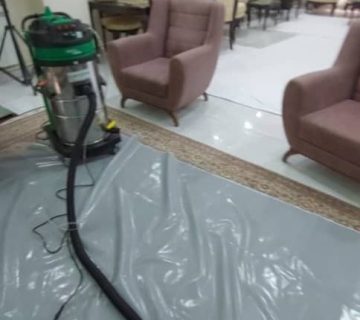 نمونه کار مبل شویی در تبریز محله یاغچیان مبل راحتی 7 نفره و مبل استیل 16 نفره